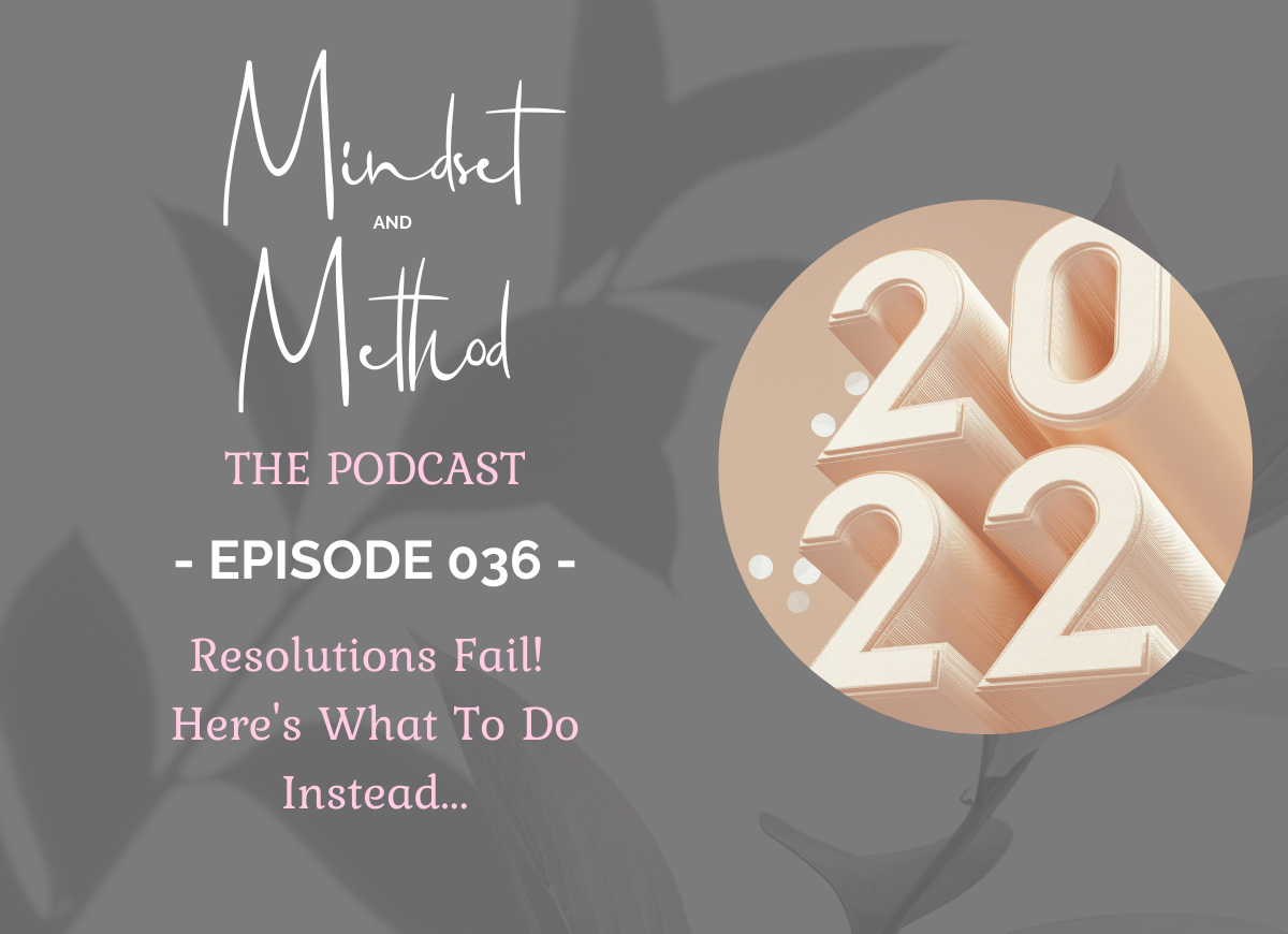 Podcast 036 - Resolutions Fail! Here's What To Do Instead...